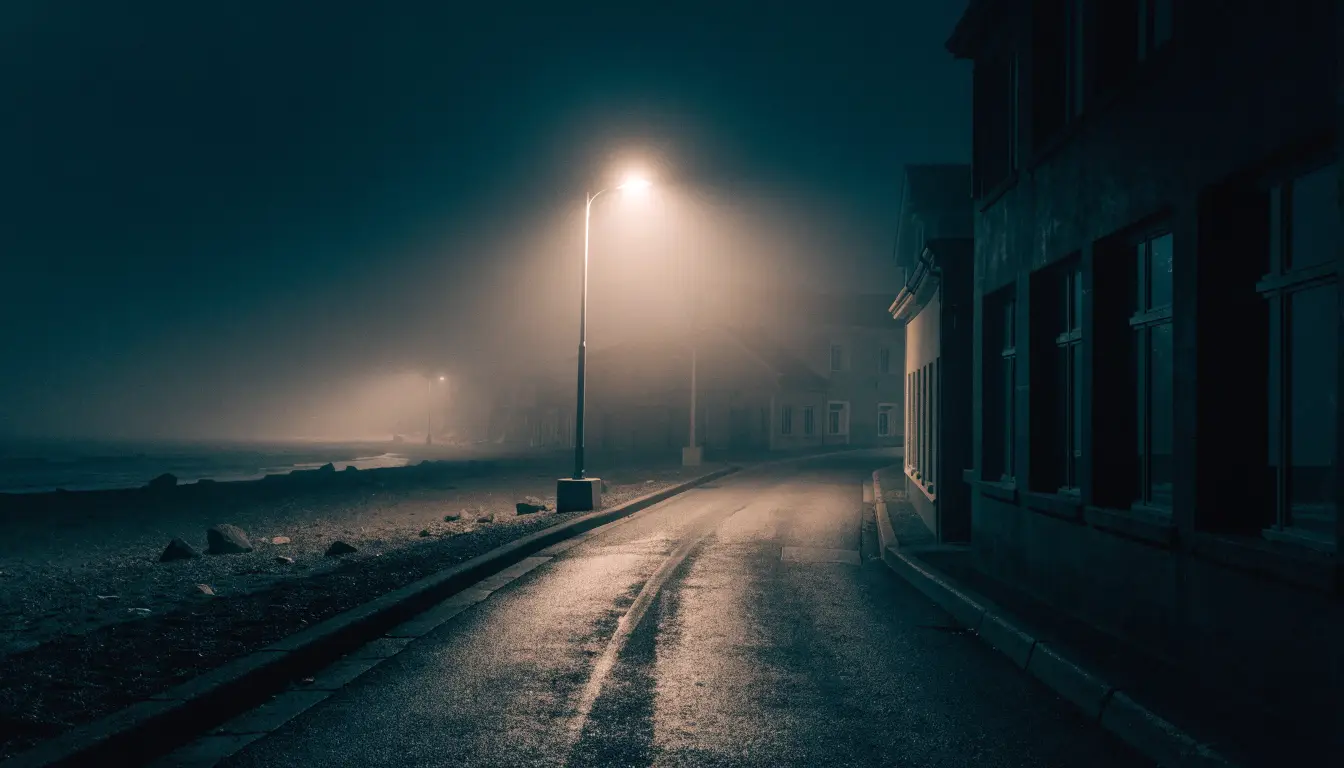 An empty Oceanside street at night after a hit-and-run, where the 48-hour playbook begins